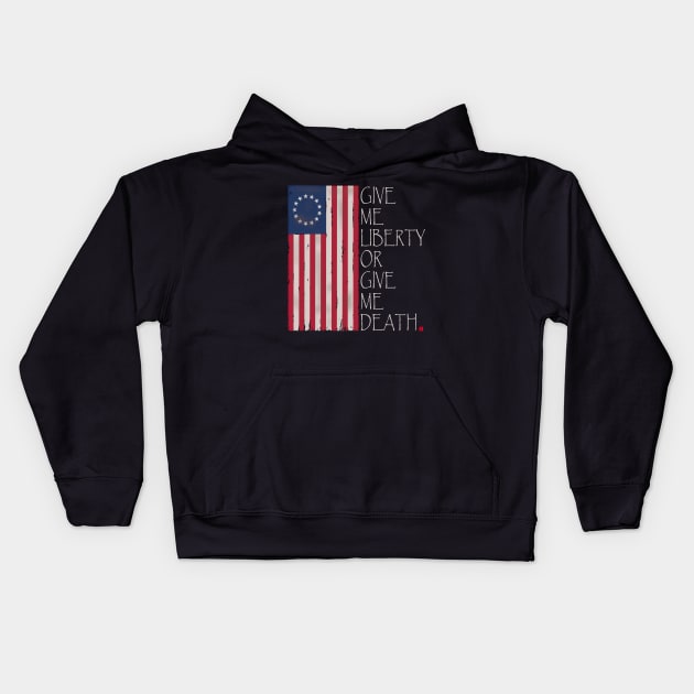 Liberty or Death Kids Hoodie by PickledGenius